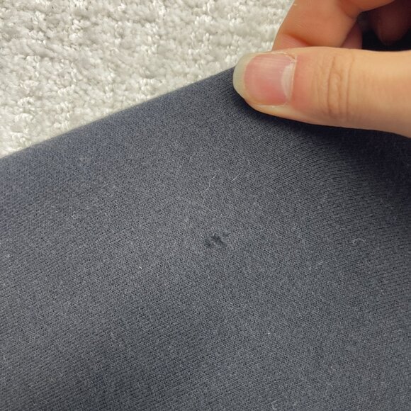 Y2K Analog Black Hoodie Men L Snowboard Full Zip Burton Design Unlikely Futures - Picture 8 of 16